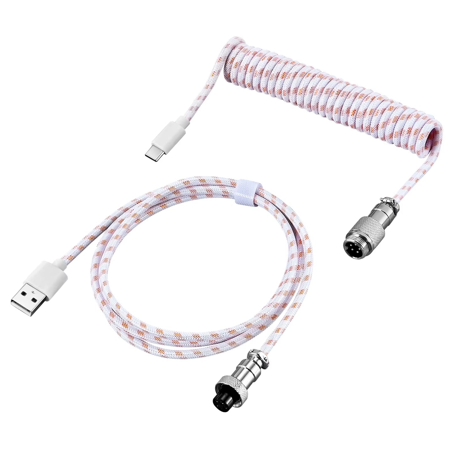 Custom Type C Mechanical Keyboard Coiled Cable