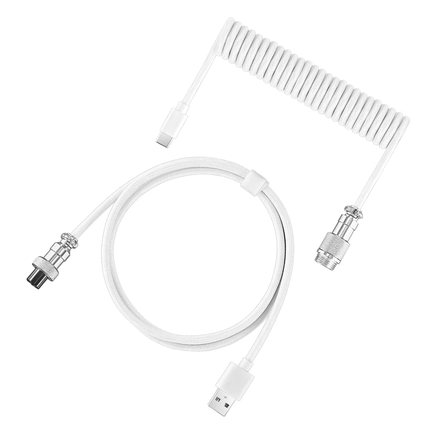 Custom Type C Mechanical Keyboard Coiled Cable