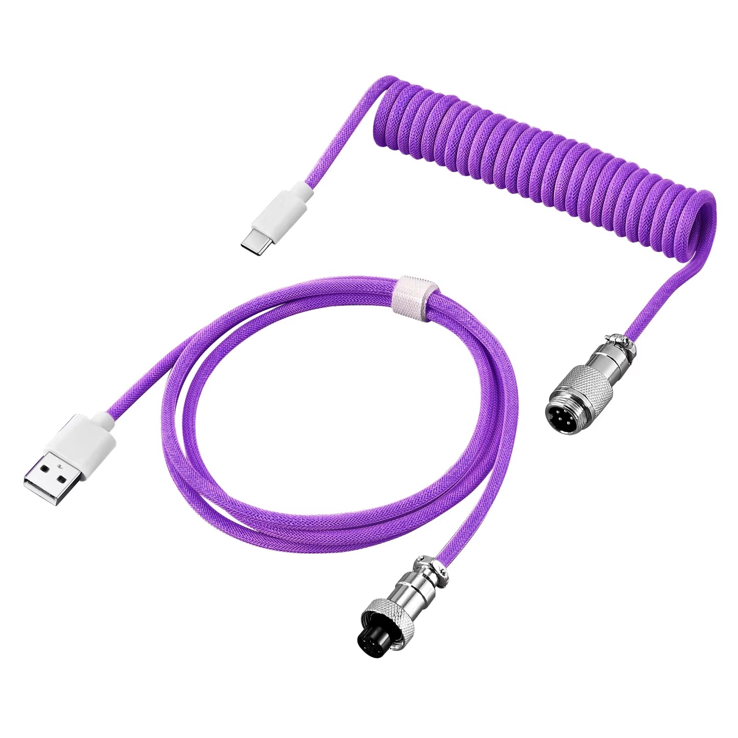 Custom Type C Mechanical Keyboard Coiled Cable