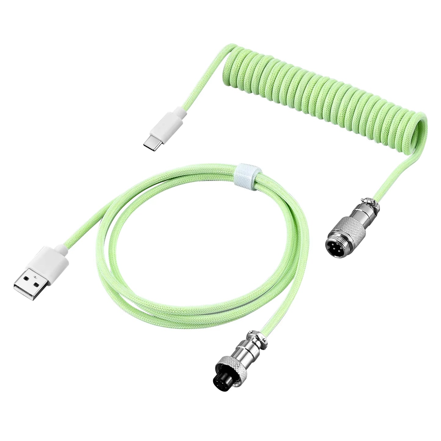 Custom Type C Mechanical Keyboard Coiled Cable