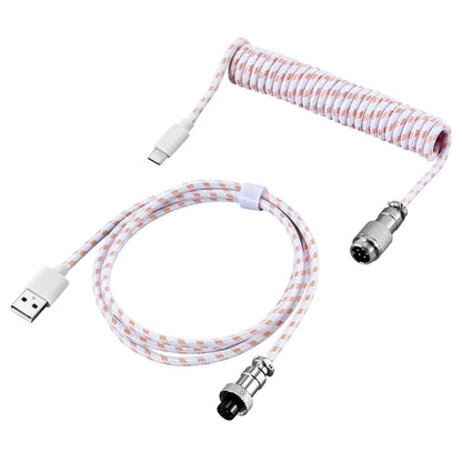 Custom Type C Mechanical Keyboard Coiled Cable 