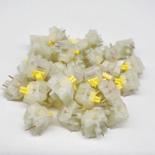 Gateron Milky Yellow 5 Pin Hot Swap Switches 