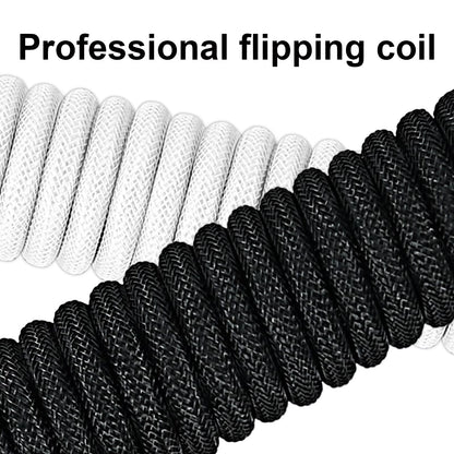 Custom Type C Mechanical Keyboard Coiled Cable 